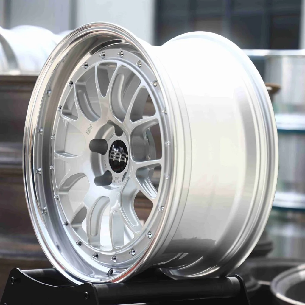 BBS LM Matte Silver Forged Wheels - Porsche 911 / BMW M3 Fitment (5-Lug) view 3