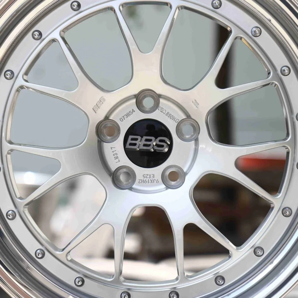 BBS LM Matte Silver Forged Wheels - Porsche 911 / BMW M3 Fitment (5-Lug) view 4