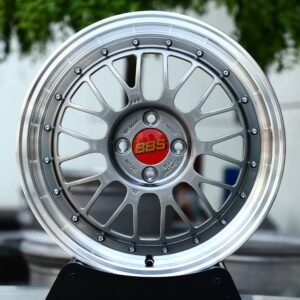 Сетчатый, с глубокой полкой, в стиле BBS, графитовый