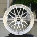 BBS-Style Brushed Silver Mesh Forged Wheels – BMW M3 E46 / Porsche 911 Fitment (5-Lug)