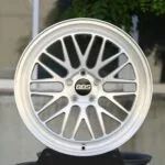 BBS-Style Brushed Silver Mesh Forged Wheels – BMW M3 E46 / Porsche 911 Fitment (5-Lug)