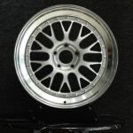 BMW M3 E46 / Porsche 911 Forged Wheels – Brushed Silver Mesh Polished-Lip (5-Lug)