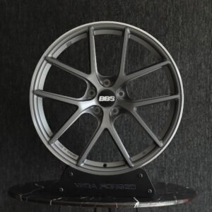 BBS CI-R-Style Matte Silver 5 Y-Spoke Forged Wheels – BMW 3 Series F30 / Audi A4 Fitment (5-Lug)