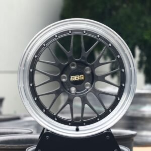 BBS LM-Style Gloss Black 10 Y-Spoke Polished Deep Lip Forged Wheels – BMW M3 E46 / Porsche 911 Fitment (5-Lug)