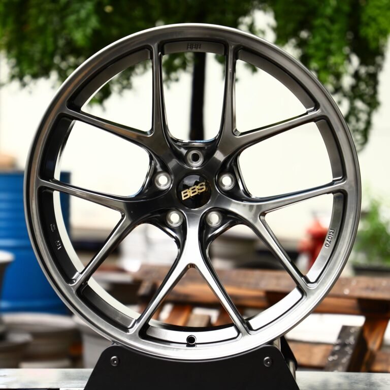 BMW M3 G80 wheels – Metallic Gray 5 Y-Spoke (BBS RI-D-Style), front view