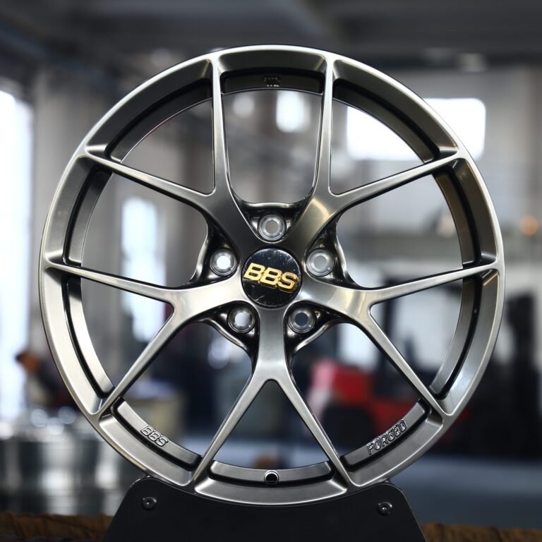 BMW M3 E92 wheels – Metallic Gray 5 Y-Spoke (BBS FI-R-Style), front view
