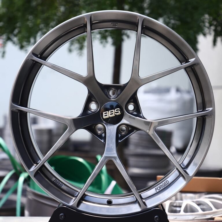 BMW M3 E92 wheels – Metallic Gray 5 Y-Spoke (BBS FI-R-Style), front view