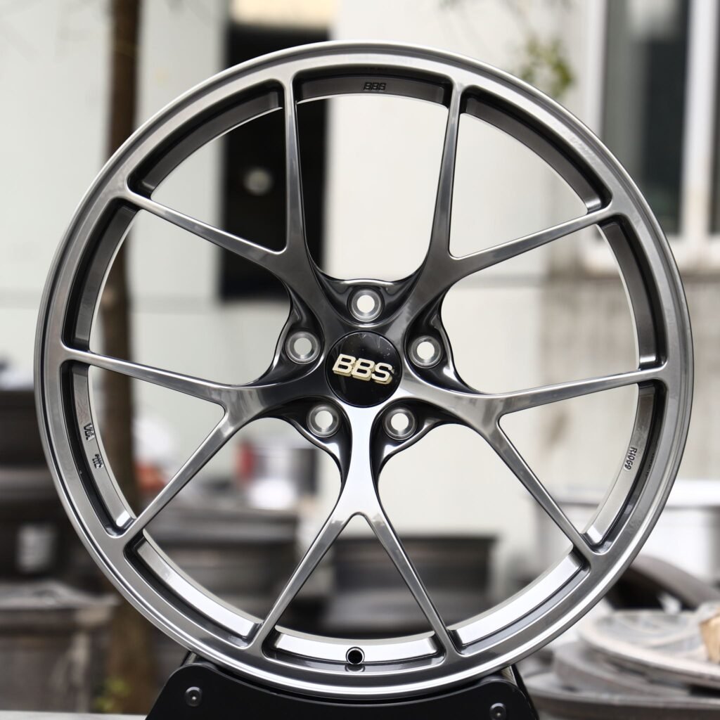 BMW M3 F80 wheels – Metallic Gray 5 Y-Spoke (BBS RI-A-Style), front view
