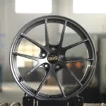 BBS FI-R-Style Metallic Gray / Black 5-Spoke Forged Wheels - BMW M3 E92 / BMW M3 F80 Fitment (5-Lug)