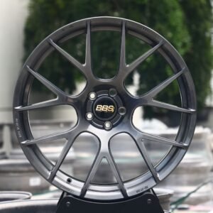 BBS RE-V7-Style Gunmetal 7 Y-Spoke Forged Wheels – Toyota GR86 / Honda Civic Type R Fitment (5-Lug)