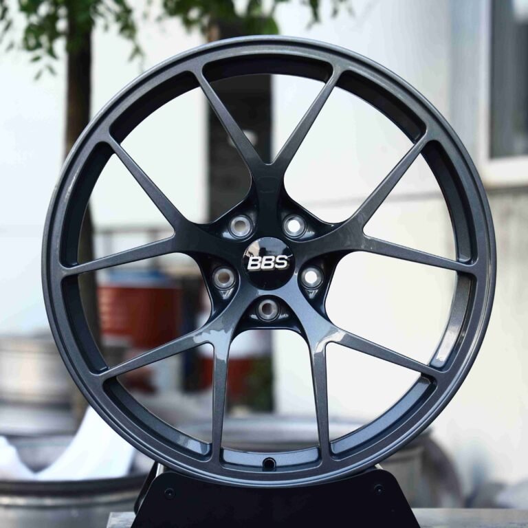 BMW M3 G80 wheels – Gunmetal 5 Y-Spoke (BBS RI-D-Style), front view