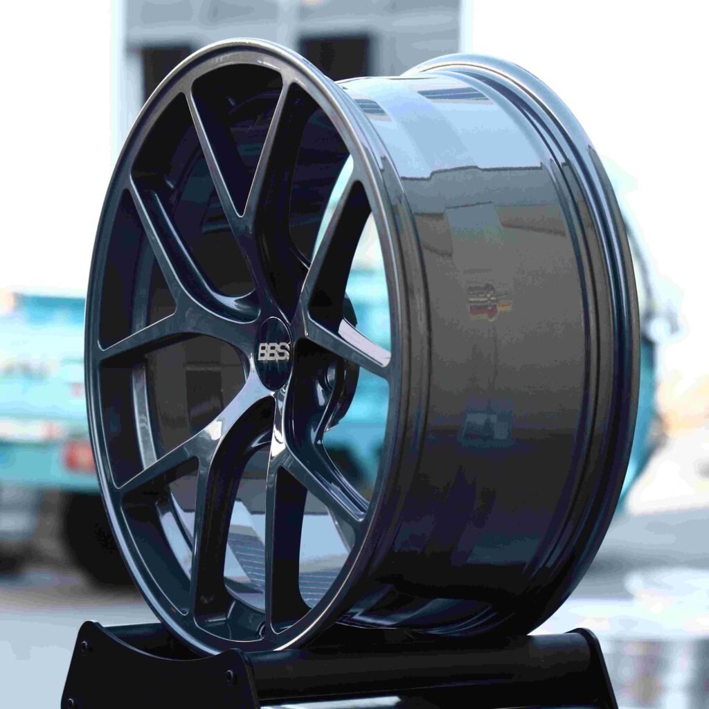 5x112 wheels – Gunmetal 5 Y-Spoke (BBS RI-D-Style), side view