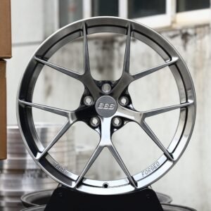 BBS RI-D-Style Gloss Black Gunmetal 5 Y-Spoke Forged Wheels – Porsche 911 / M3 Fitment (5-Lug)