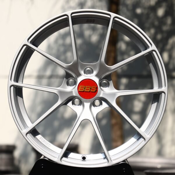 Porsche 911 wheels – Hyper Silver 5 Y-Spoke (BBS RI-D-Style), front view
