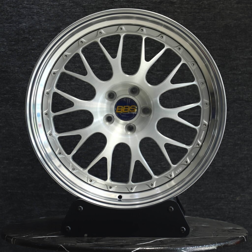 BBS Silver 2-Piece 10 Y-Spoke Forged Wheels – BMW M3 / Audi RS5 Fitment (5-Lug)