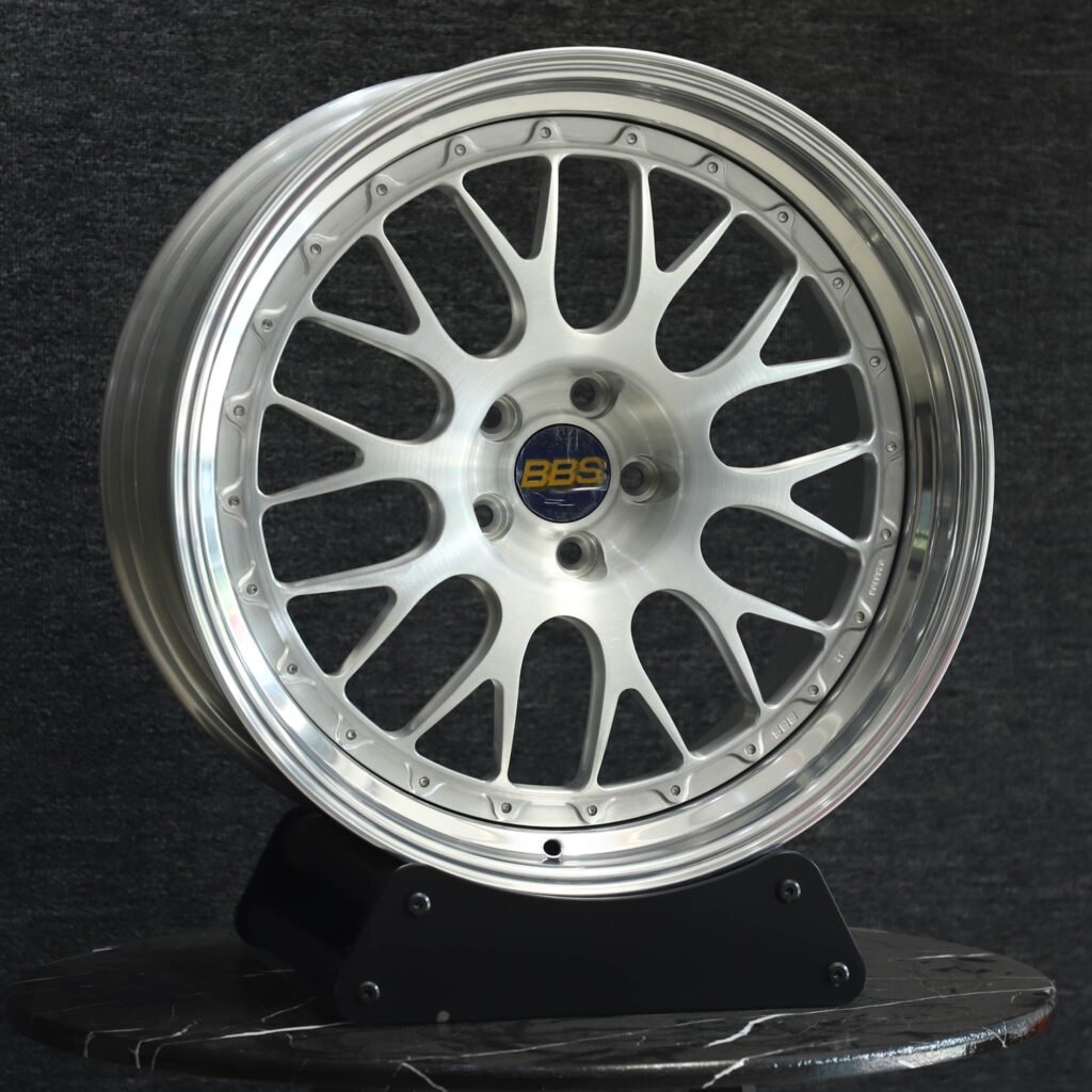 BBS Silver 2-Piece 10 Y-Spoke Forged Wheels - BMW M3 / Audi RS5 Fitment (5-Lug) view 2