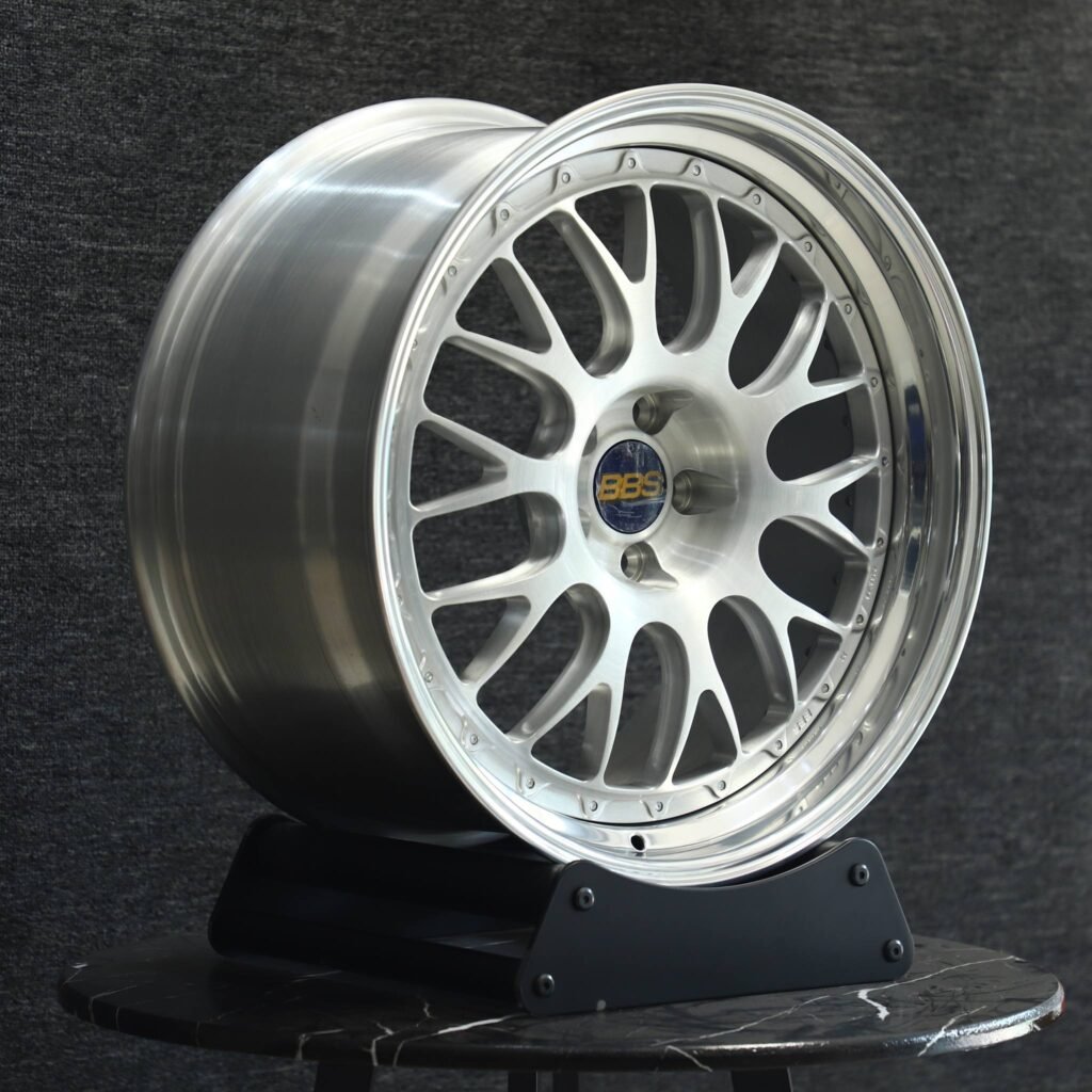 BBS Silver 2-Piece 10 Y-Spoke Forged Wheels - BMW M3 / Audi RS5 Fitment (5-Lug) view 3