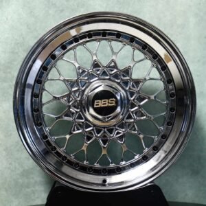 BBS-Style Chrome Mesh Deep Lip 2-Piece Forged Wheels – Porsche 911 / M3 Fitment (5-Lug)