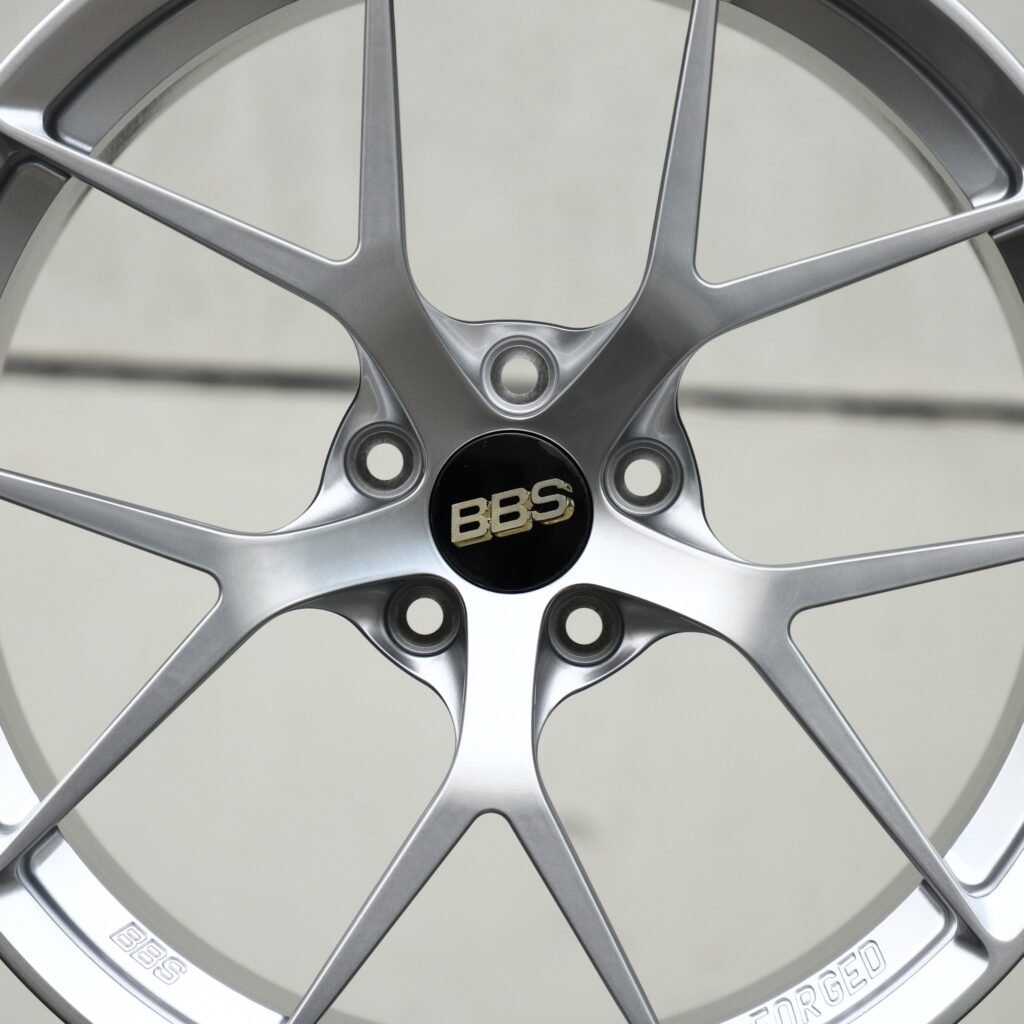 BMW M3 wheels – Hyper Silver 5 Y-Spoke (BBS-Style), angled view