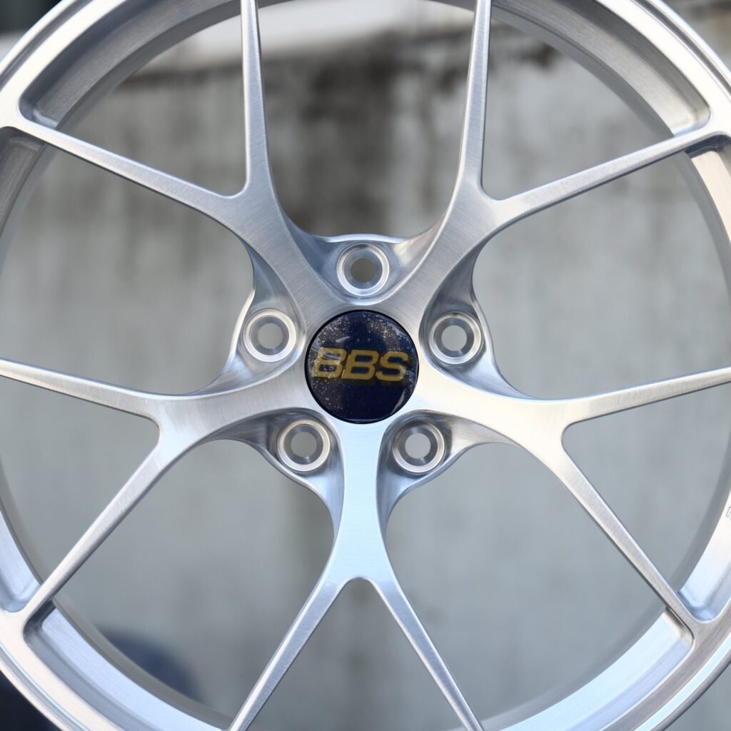 BMW M4 F82 wheels – Hyper Silver 5 Y-Spoke (BBS-Style), lip and barrel detail