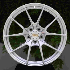BBS-Style Matte Silver 5 Y-Spoke Forged Wheels – Toyota GR86 / 3 Series F30 Fitment (5-Lug)