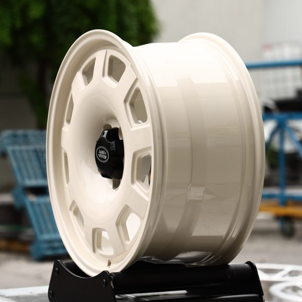 5x120 wheels – Beige Full-Face, side view