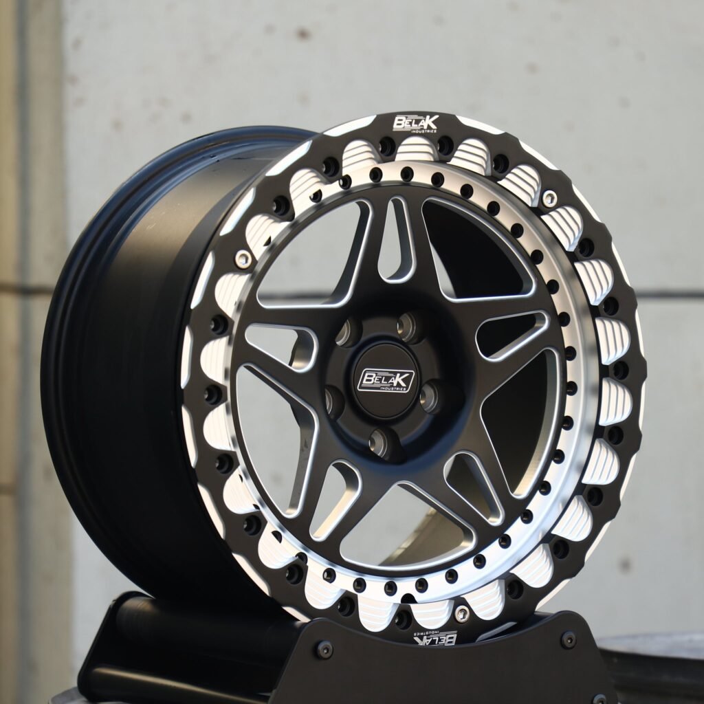 Belak Custom Finish 5-Star Spoke Racing Forged Wheels - BMW M3 / Audi RS5 Fitment (5-Lug) view 3