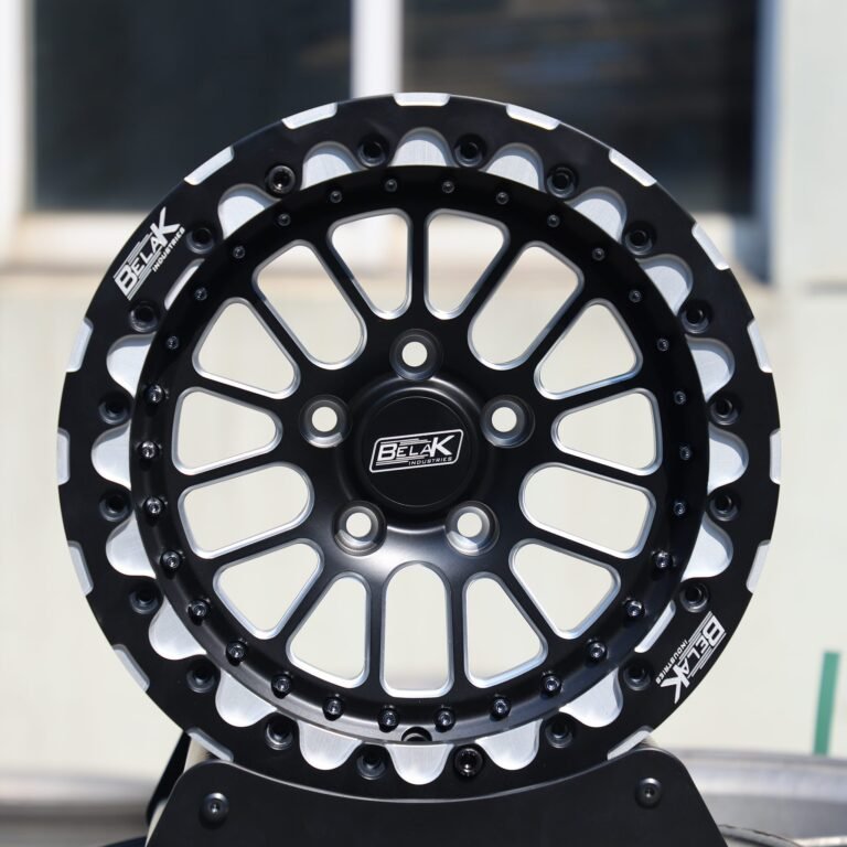 Chevrolet Silverado wheels – Belak Custom Finish Beadlock, front view