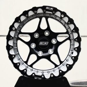 Belak-Style Gloss Black / Machined 5 Split-Spoke Beadlock Off-Road Forged Truck Racing Wheels – Ford F-150 / Silverado Fitment (6-Lug)
