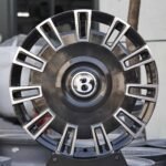 Bentley Continental GT / Bentayga Forged Wheels – Black / Machined Slotted Dish