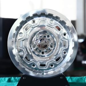 Black Bear Custom Finish Mirror Polished Forged Wheels - Jeep Wrangler / Toyota Land Cruiser Fitment (5-Lug)