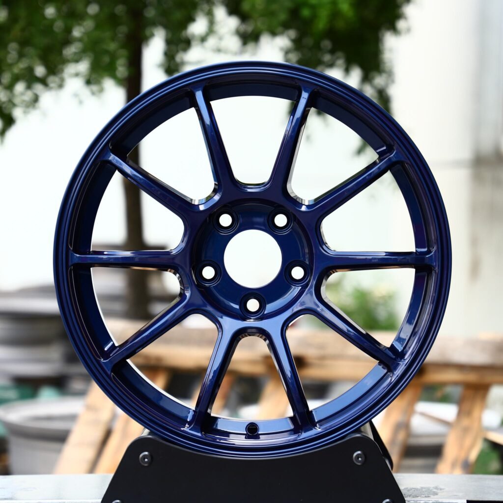 Toyota GR86 / Honda Civic Type R Forged Wheels – Blue Custom