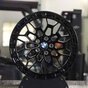 BMW M Style Gloss Black 5-Spoke Beadlock Cut-Out Forged Wheels - BMW M3 / BMW M5 Fitment (5-Lug)
