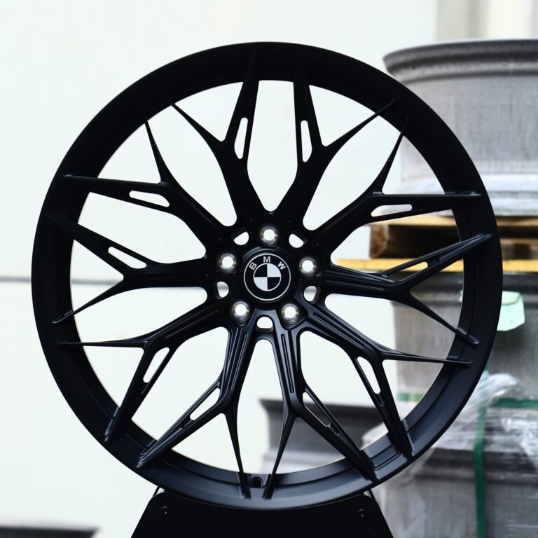 BMW M3 wheels – Gloss Black 10 Y-Spoke Mesh (BMW OEM-Style), front view