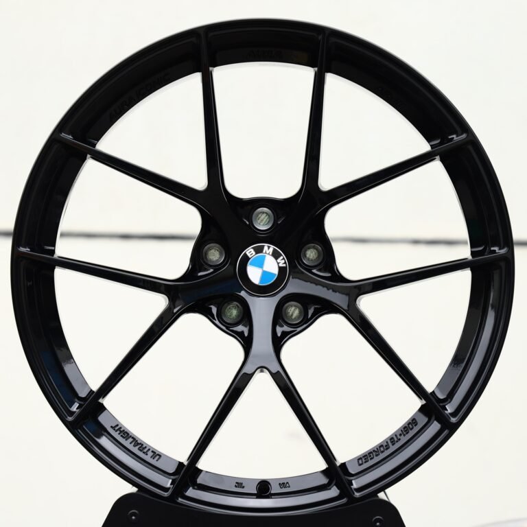 BMW M3 wheels – Gloss Black 5 Y-Split-Spoke (BMW OEM-Style), front view