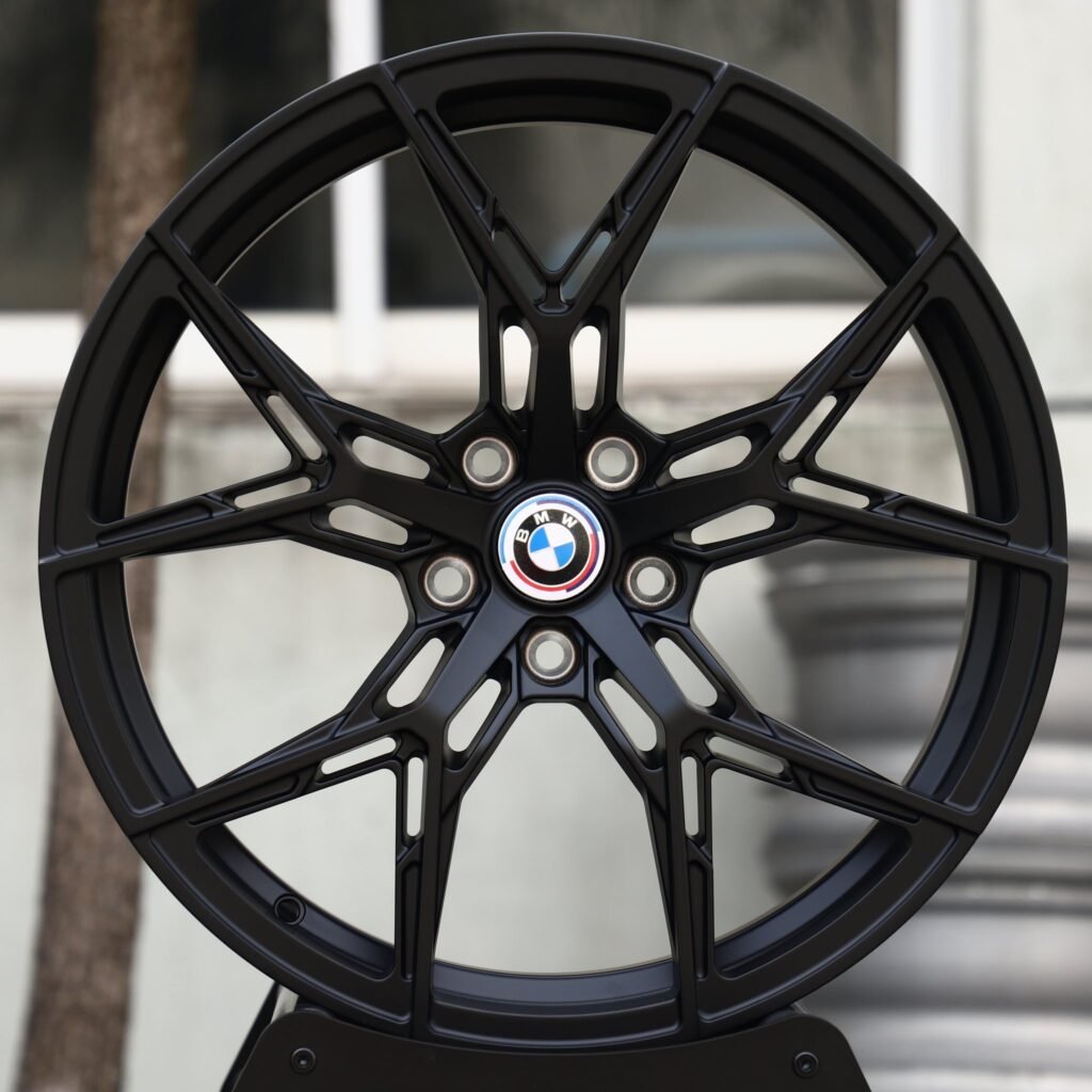 BMW M3 wheels – Gloss Black 5 Y-Spoke (BMW OEM-Style), front view