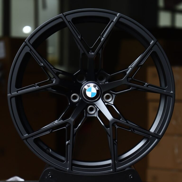 BMW M3 wheels – Gloss Black 5 Y-Spoke (BMW OEM-Style), front view