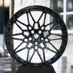 BMW OEM-Style Gloss Black / Machined Mesh Beadlock Off-Road Forged Wheels – BMW M3 / M5 Fitment (5-Lug)