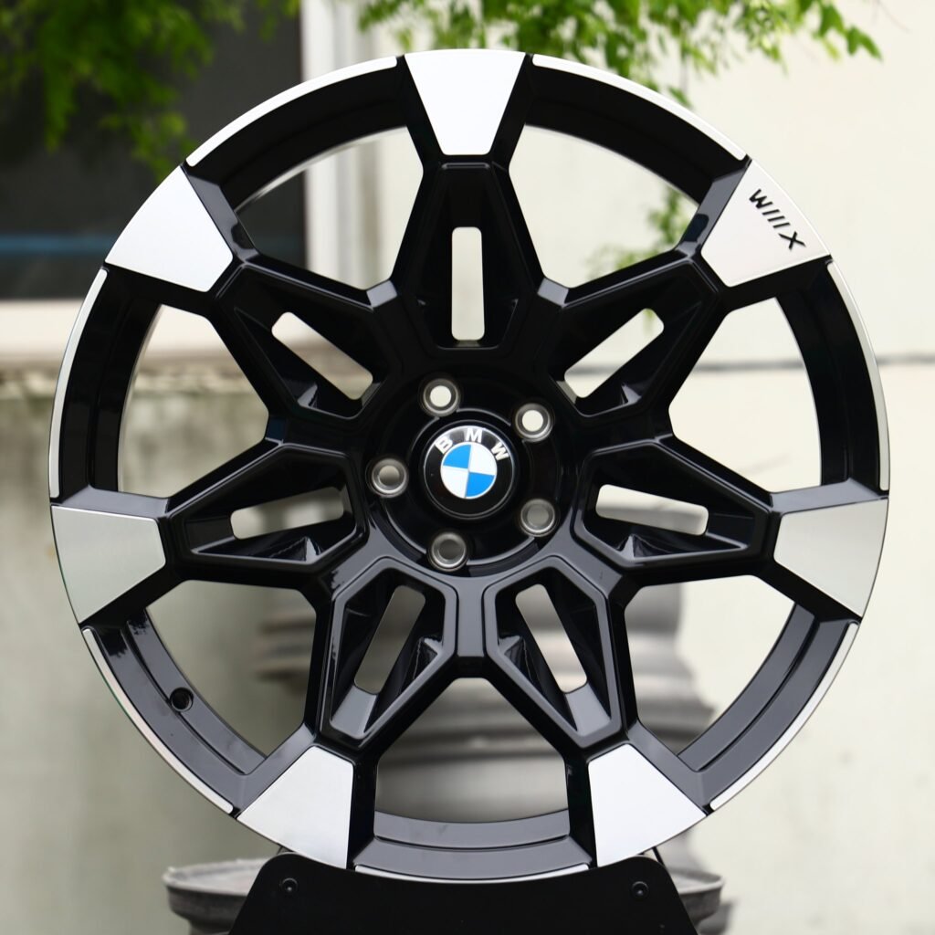 Глянцевые чёрные кованые диски для BMW M3 и BMW M5, в стиле заводских дисков BMW, многоспицевые — ANK-78672