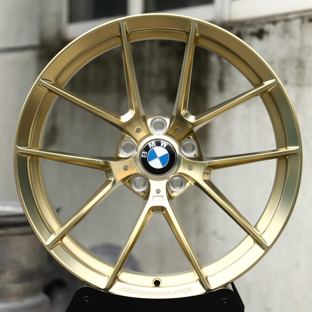 BMW M3 wheels – Gold 10 Y-Spoke (BMW OEM-Style), front view