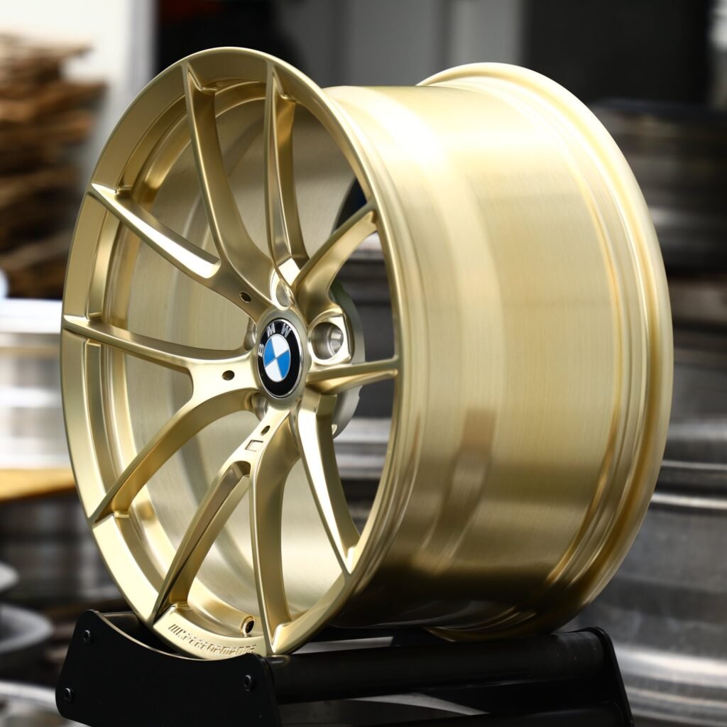 5x120 wheels – Gold 10 Y-Spoke (BMW OEM-Style), side view