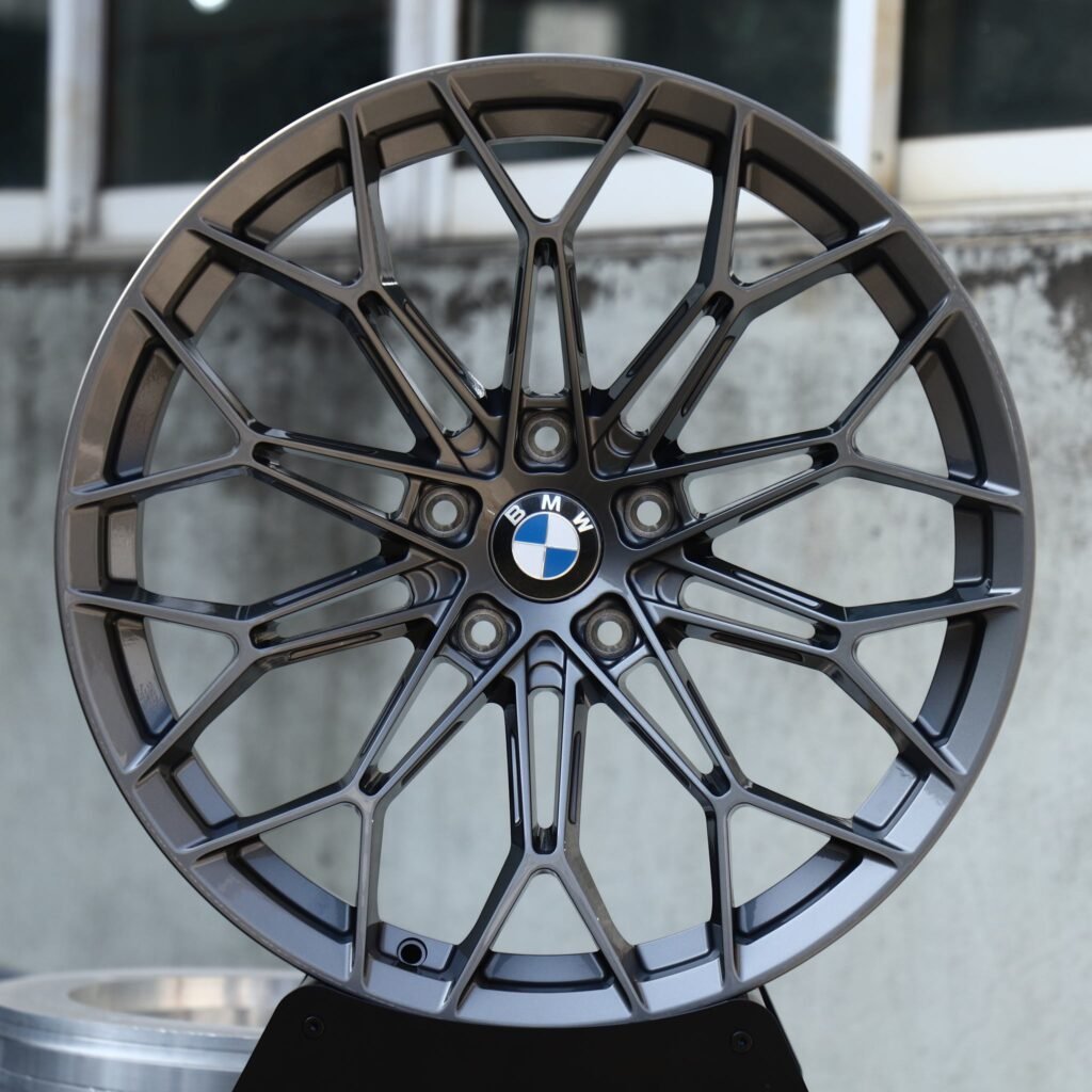 BMW M3 wheels – Gunmetal Multi-Spoke Mesh (BMW OEM-Style), front view