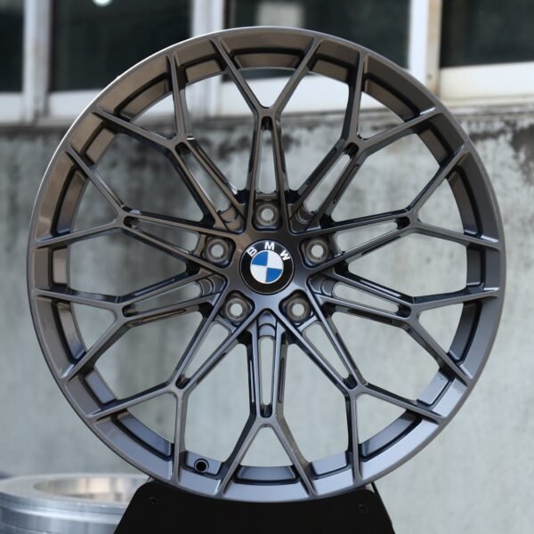BMW M3 wheels – Gunmetal Multi-Spoke Mesh (BMW OEM-Style), front view