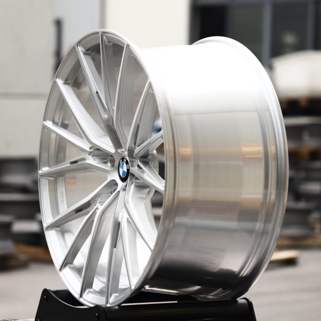 5x120 wheels – Hyper Silver 10 Y-Spoke (BMW OEM-Style), side view