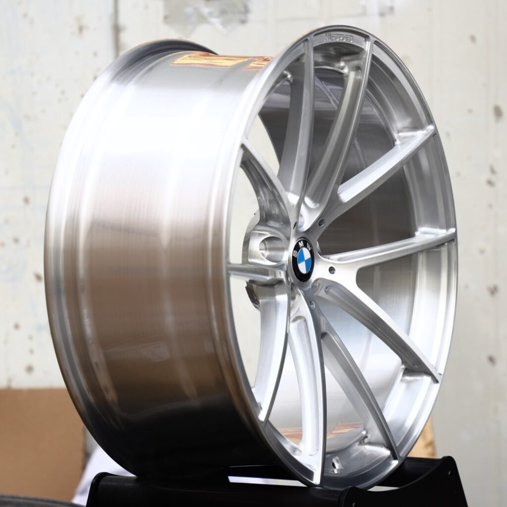 5x120 wheels – Hyper Silver 5 Y-Spoke Concave (BMW OEM-Style), side view