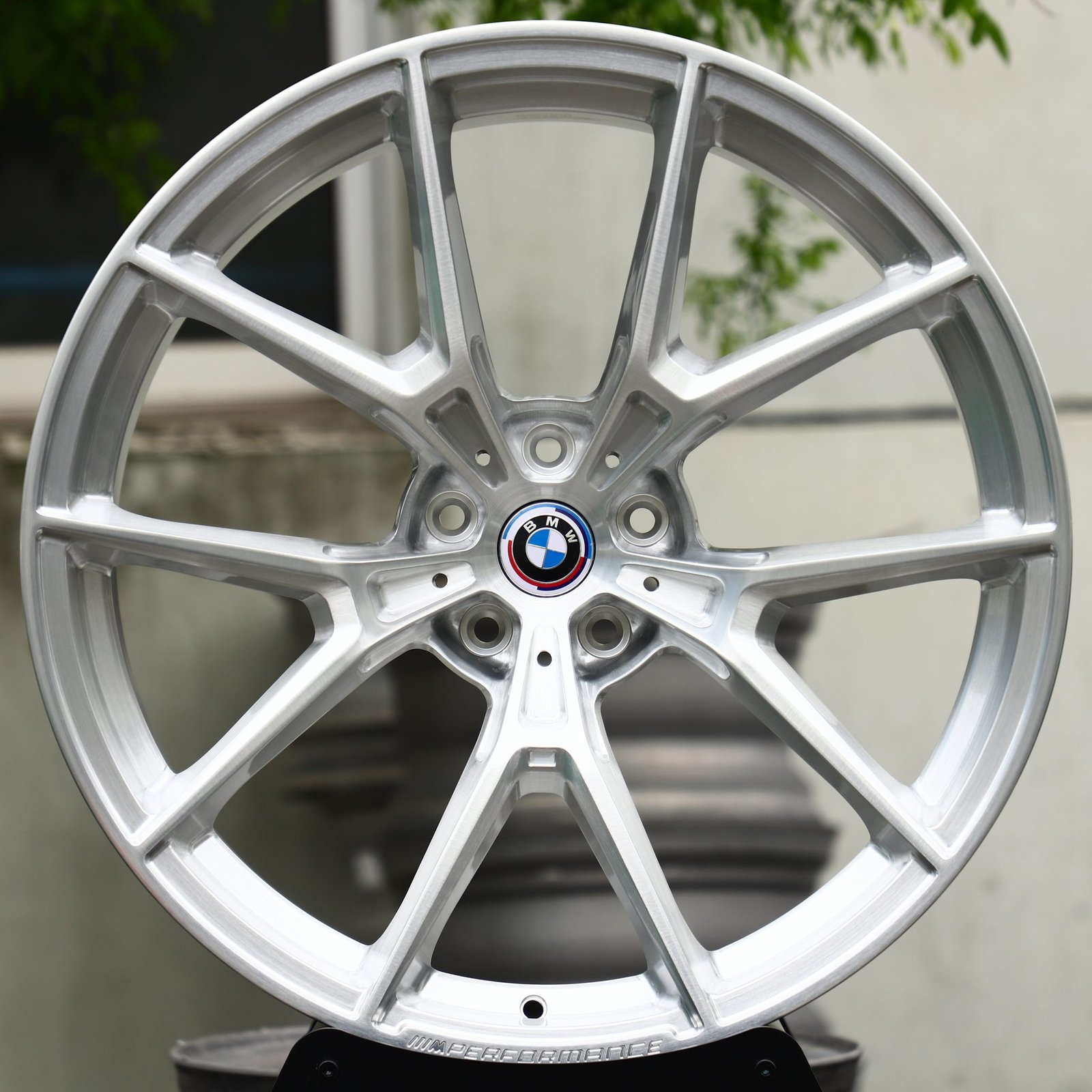BMW M3 wheels – Hyper Silver 5 Y-Spoke (BMW OEM-Style), front view