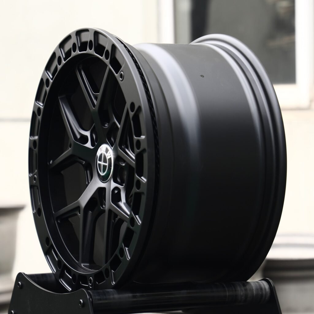 BMW M4 G82 wheels – Matte Black 5 Y-Spoke (BMW OEM-Style), lip and barrel detail