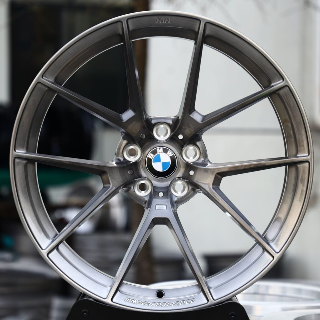 BMW M3 wheels – Transparent Black 5 Y-Spoke (BMW OEM-Style), front view