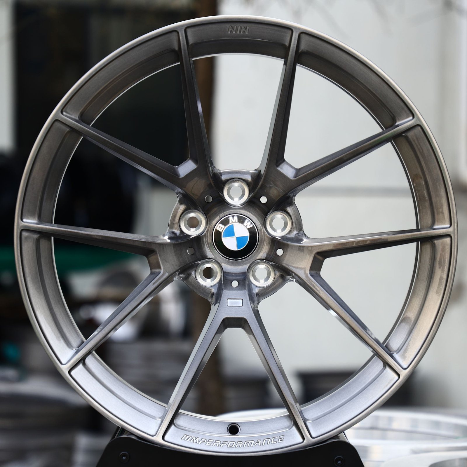 BMW M3 wheels – Transparent Black 5 Y-Spoke (BMW OEM-Style), front view