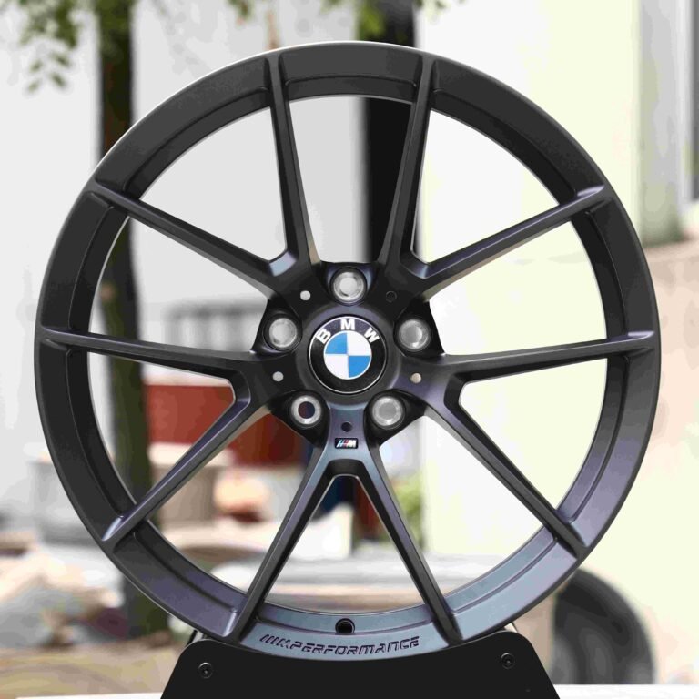 BMW M3 wheels – Matte Silver 5 Y-Spoke (BMW Style 763M), front view